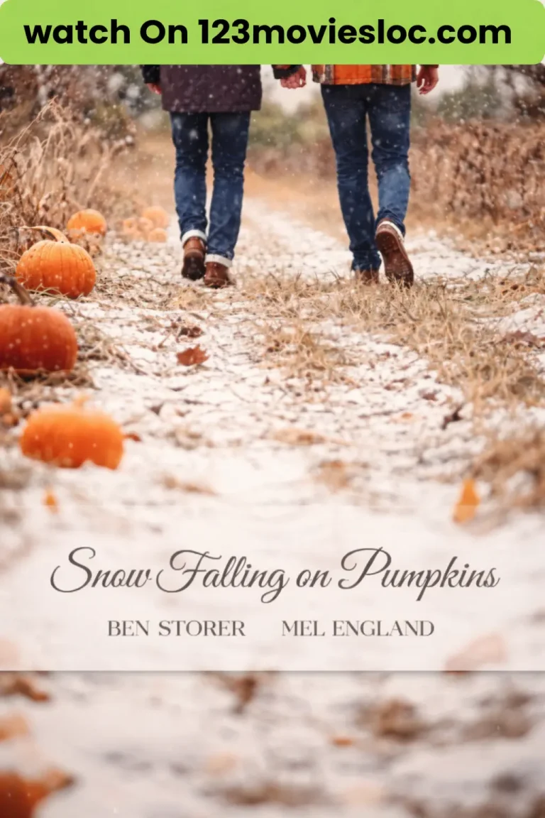 Snow Falling on Pumpkins